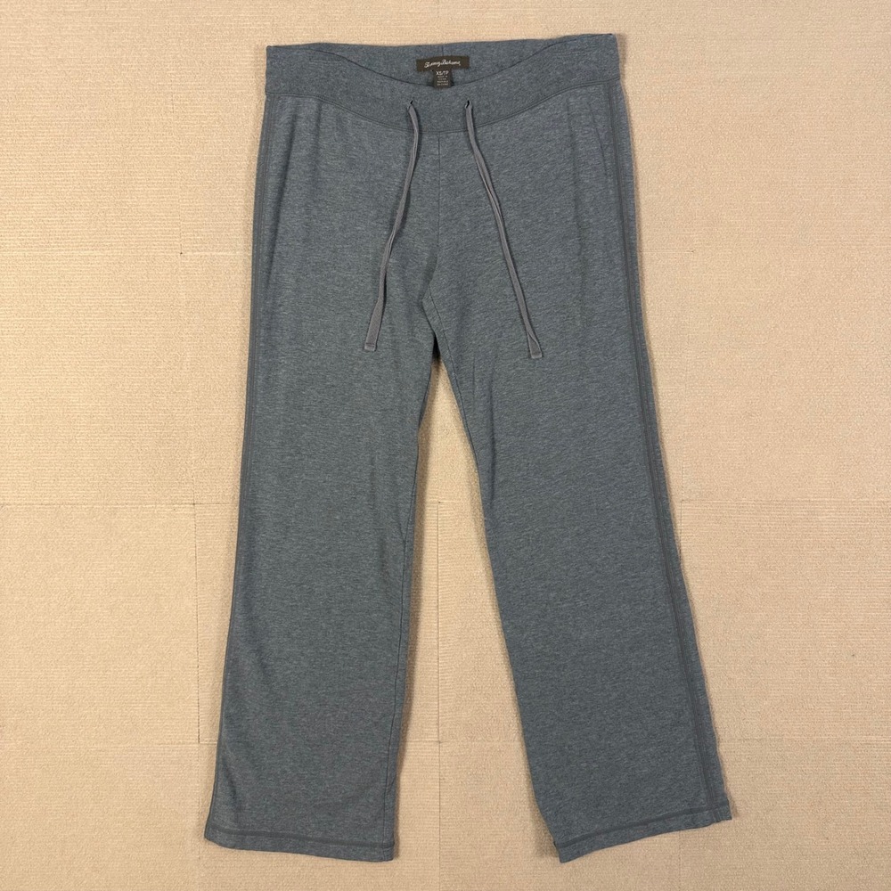 Tommy Bahama Sweatpants Women XS Gray Drawstring Cotton Blend Loungewear